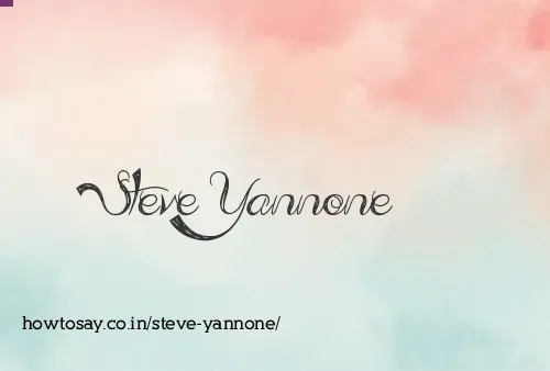 Steve Yannone