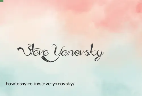 Steve Yanovsky