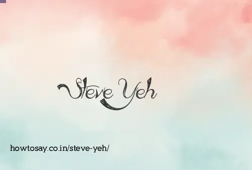 Steve Yeh