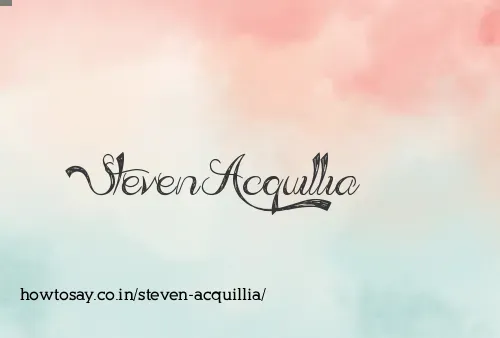 Steven Acquillia