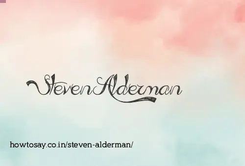 Steven Alderman