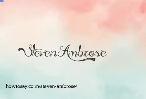 Steven Ambrose