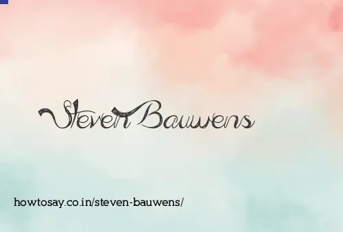 Steven Bauwens