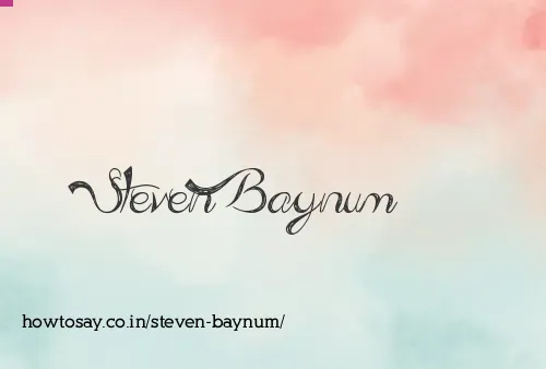 Steven Baynum