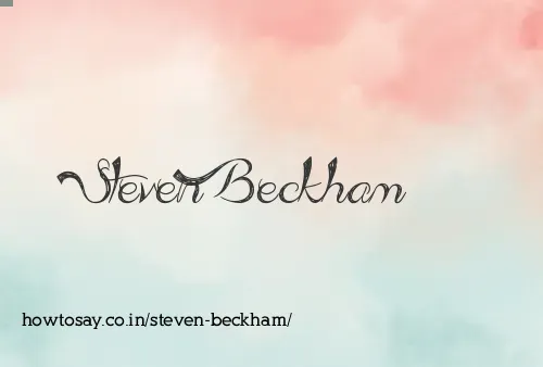 Steven Beckham