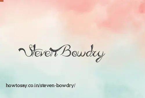 Steven Bowdry