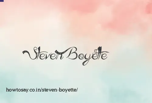 Steven Boyette