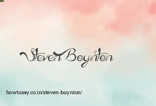 Steven Boynton