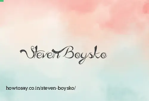 Steven Boysko