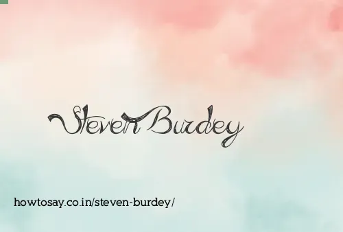 Steven Burdey
