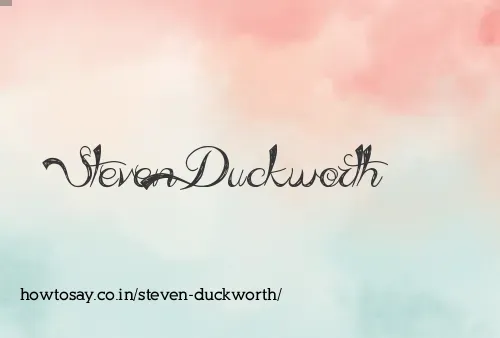 Steven Duckworth