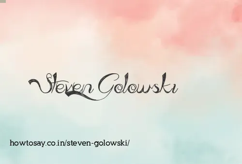 Steven Golowski