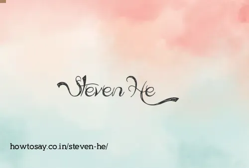 Steven He