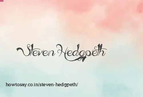 Steven Hedgpeth