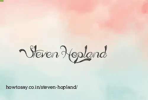 Steven Hopland