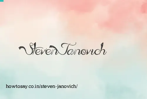 Steven Janovich