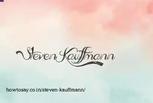 Steven Kauffmann