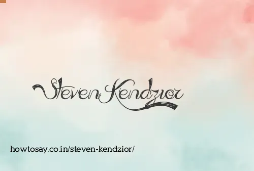 Steven Kendzior