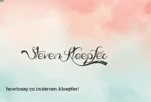 Steven Kloepfer