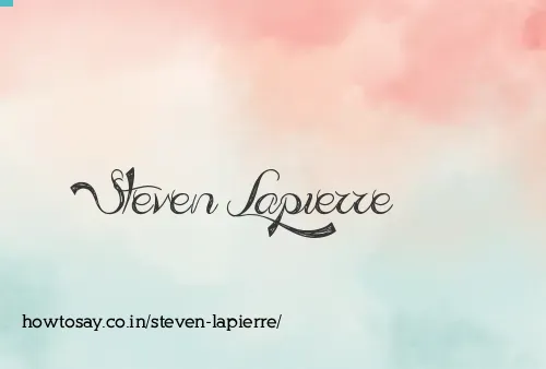 Steven Lapierre