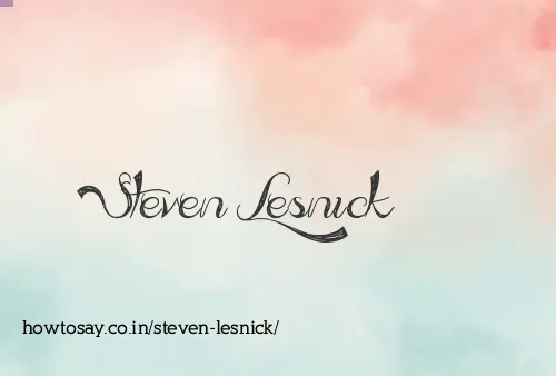 Steven Lesnick