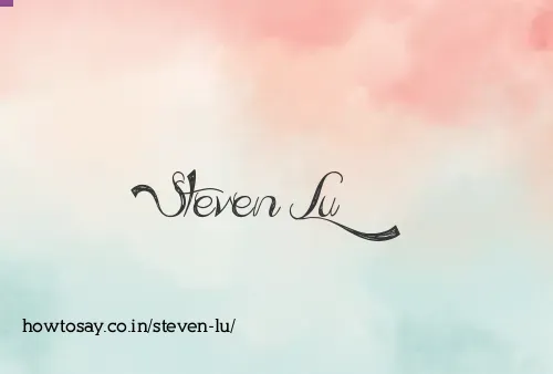Steven Lu