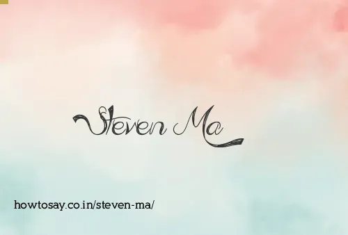Steven Ma