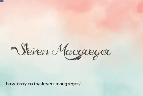 Steven Macgregor