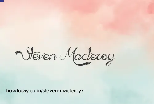 Steven Macleroy