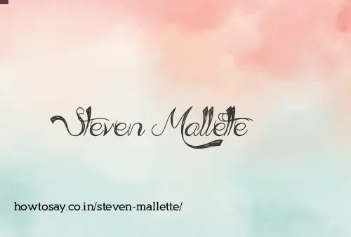 Steven Mallette
