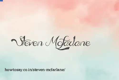 Steven Mcfarlane