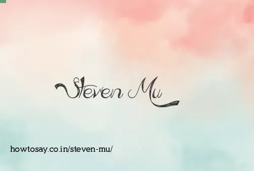 Steven Mu
