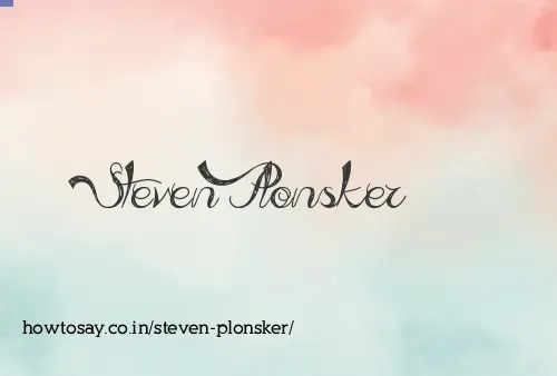 Steven Plonsker