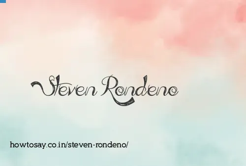 Steven Rondeno