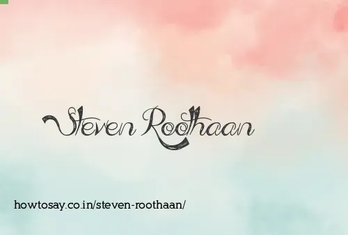 Steven Roothaan
