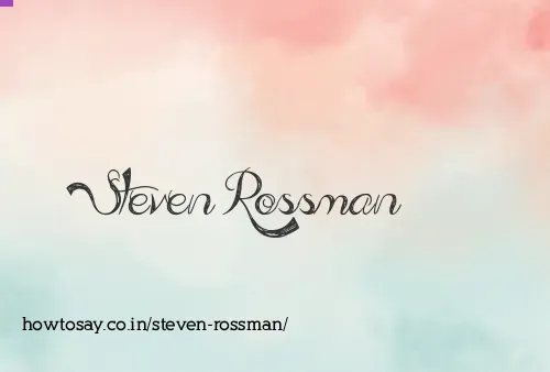 Steven Rossman