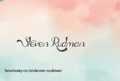 Steven Rudman