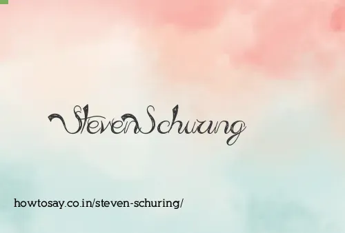 Steven Schuring