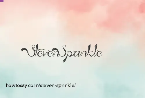 Steven Sprinkle