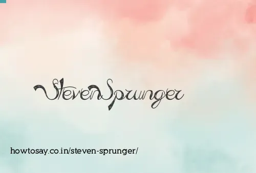Steven Sprunger