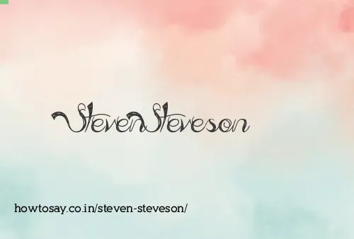 Steven Steveson