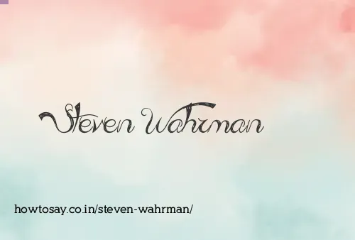 Steven Wahrman