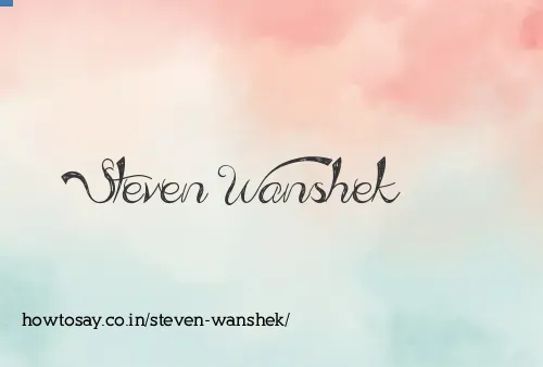 Steven Wanshek
