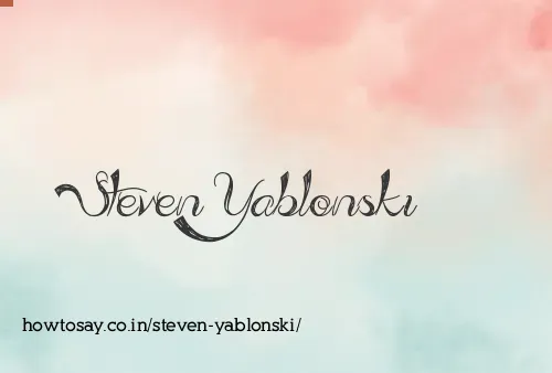 Steven Yablonski