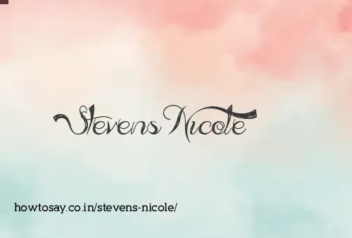 Stevens Nicole