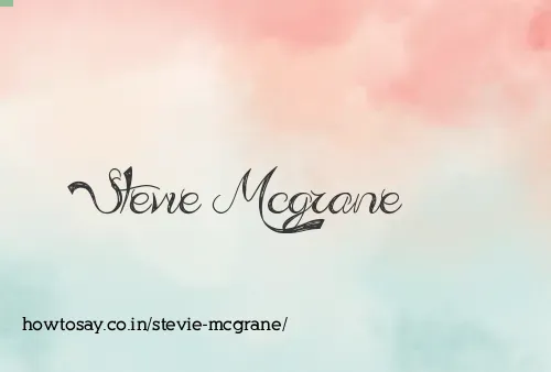 Stevie Mcgrane