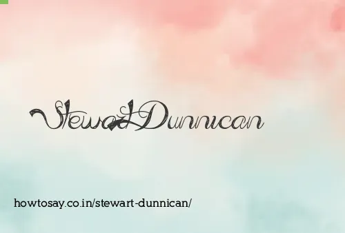 Stewart Dunnican