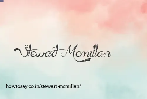 Stewart Mcmillan