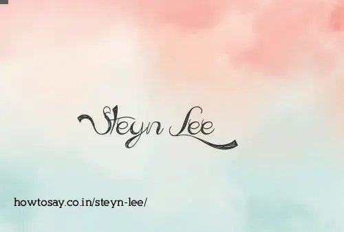 Steyn Lee