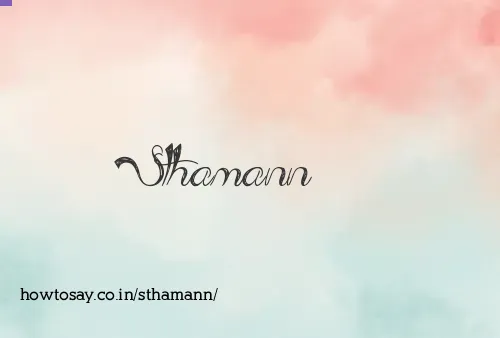 Sthamann